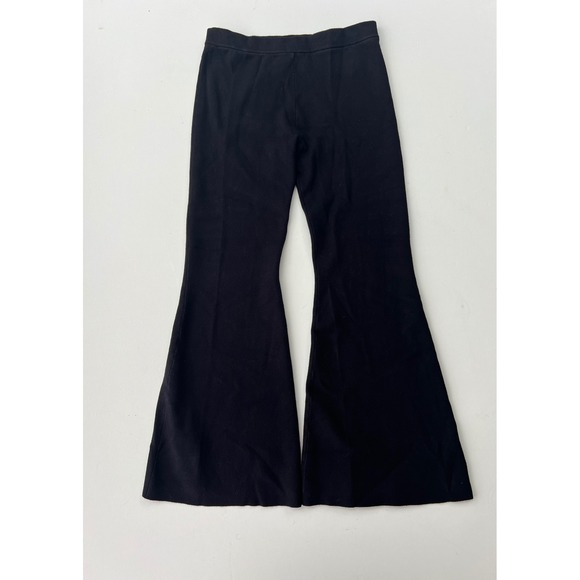 Splendid Black Flare Leggings Pants Viscose Blend Stretch High Waist Soft Thick - Picture 1 of 12